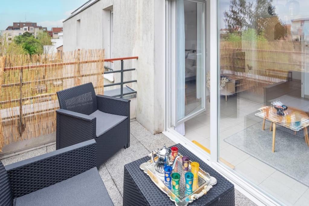 L'Excellence-8Min Aeroport-Terrasse-Parking Prive Lägenhet Lingolsheim Exteriör bild